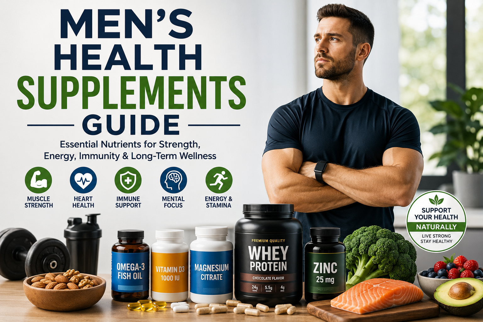 Men's Supplement Buying Guide: Everyday Wellness Savings