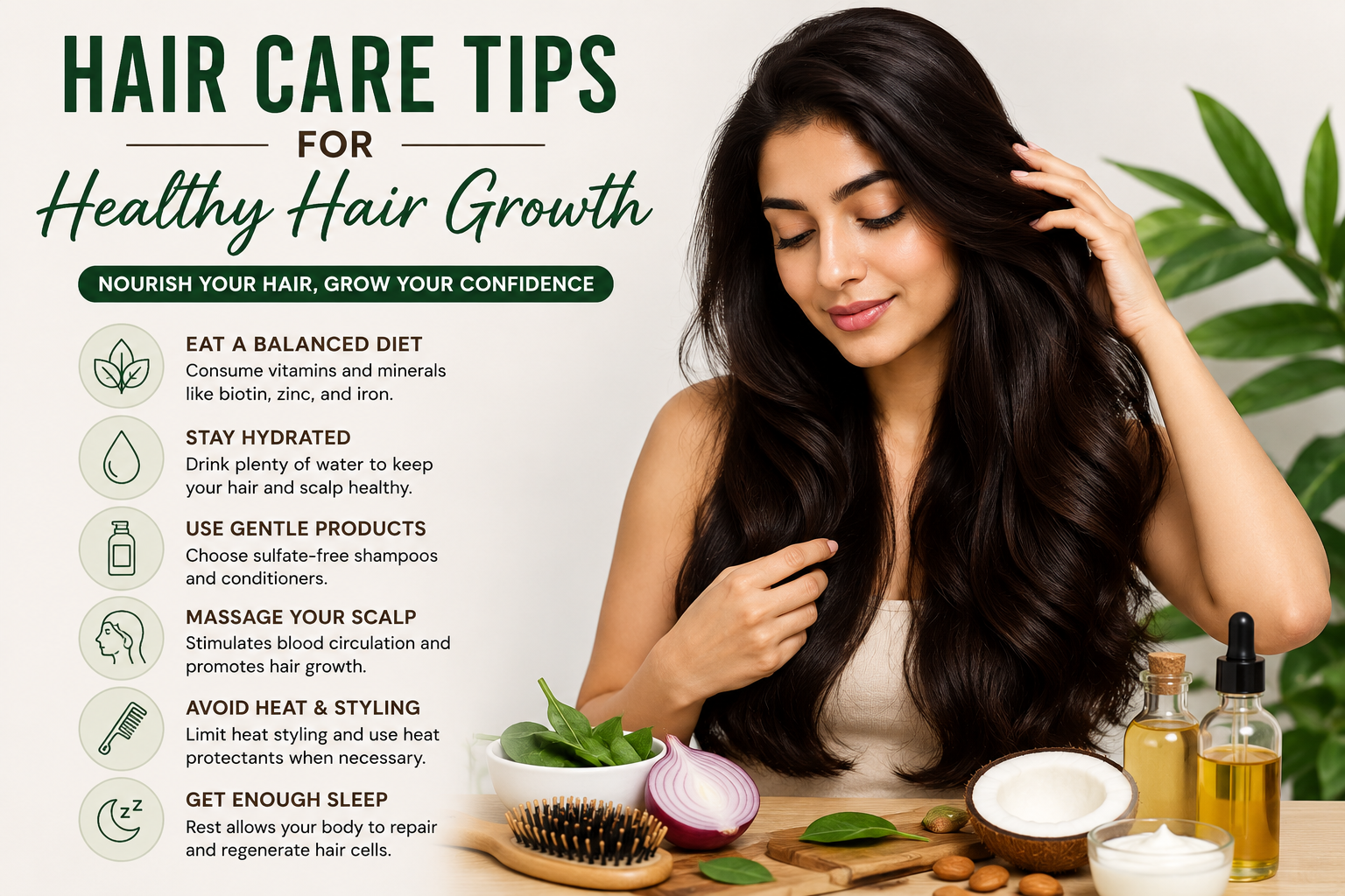 Hair Care Tips for Healthy Hair Growth: Expert Guide to Stronger & Healthier Hair